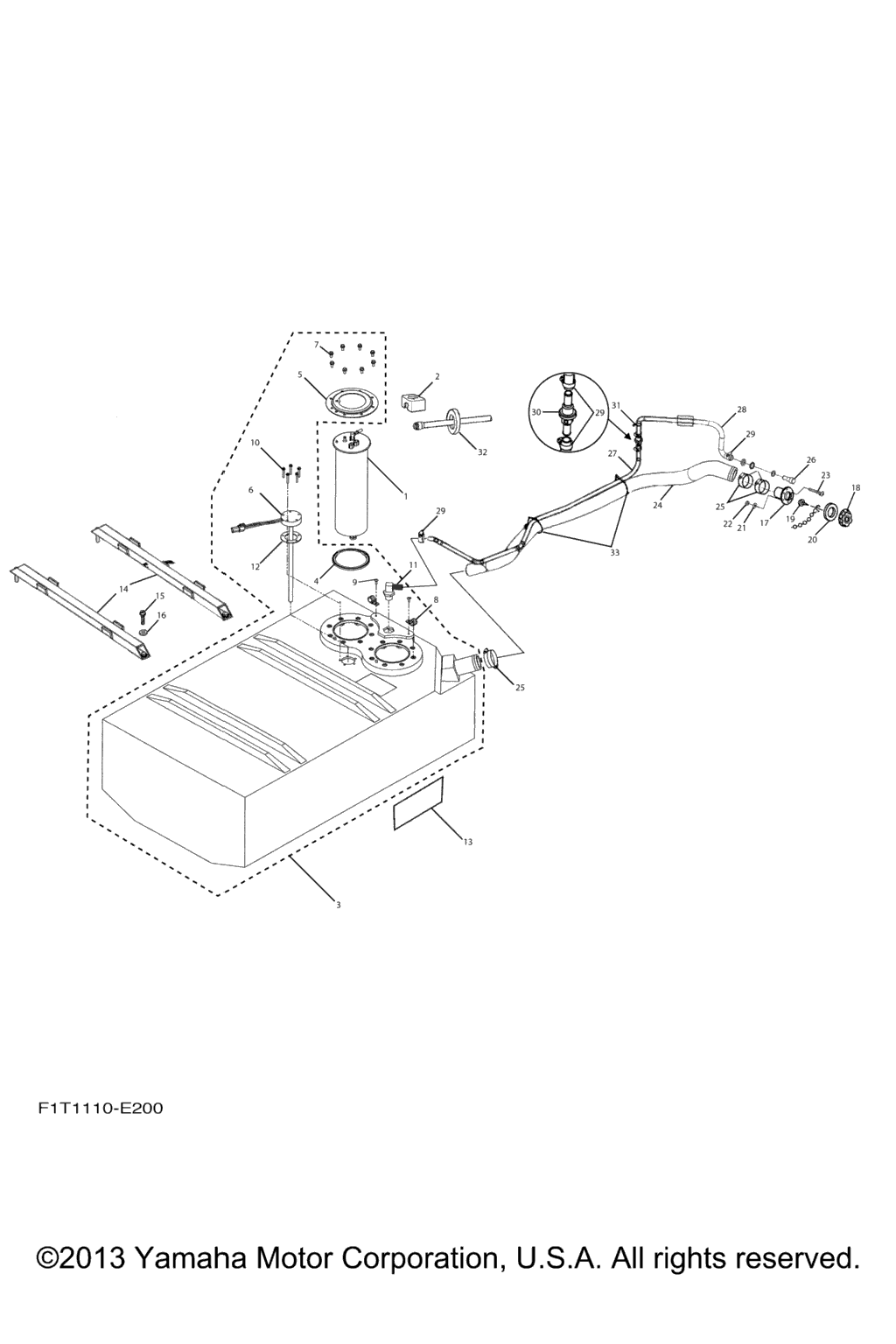 Схема узла Топливные Баки