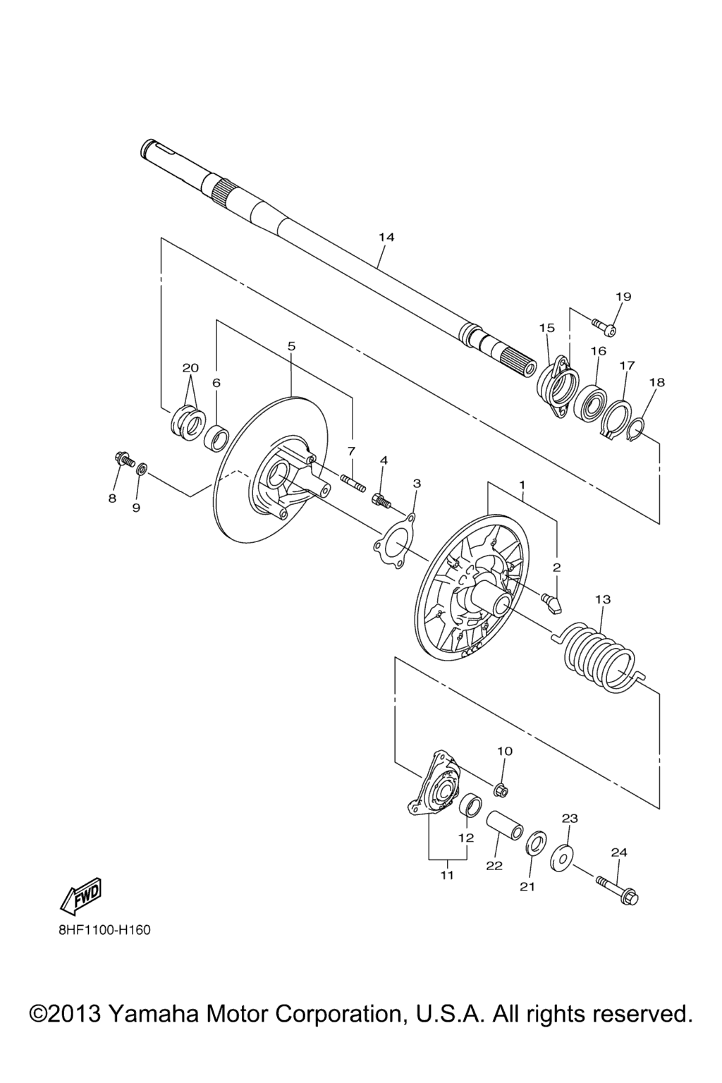 Схема узла Вторичный Ползунец
