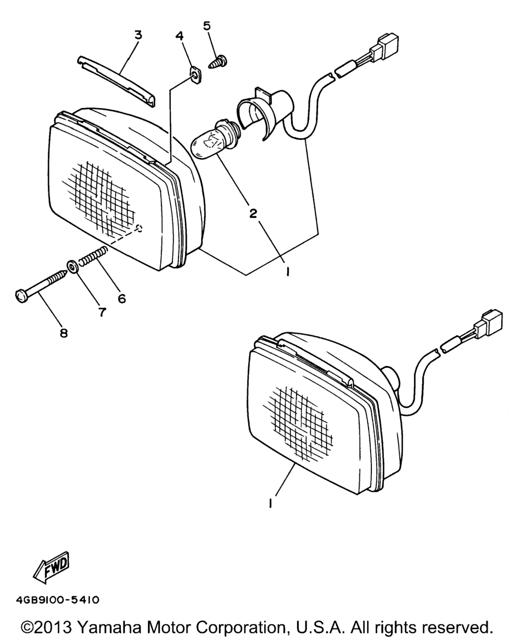 Схема узла Фары