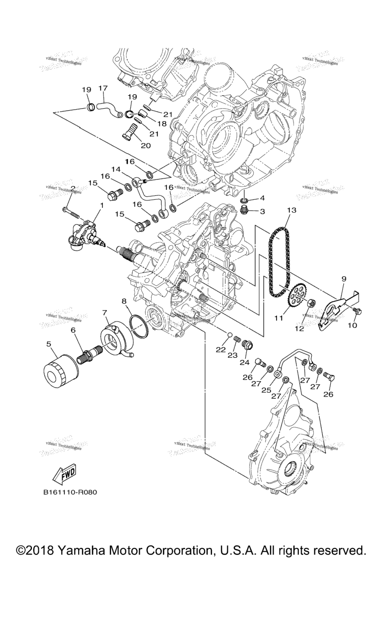 Схема узла Масляные Насосы