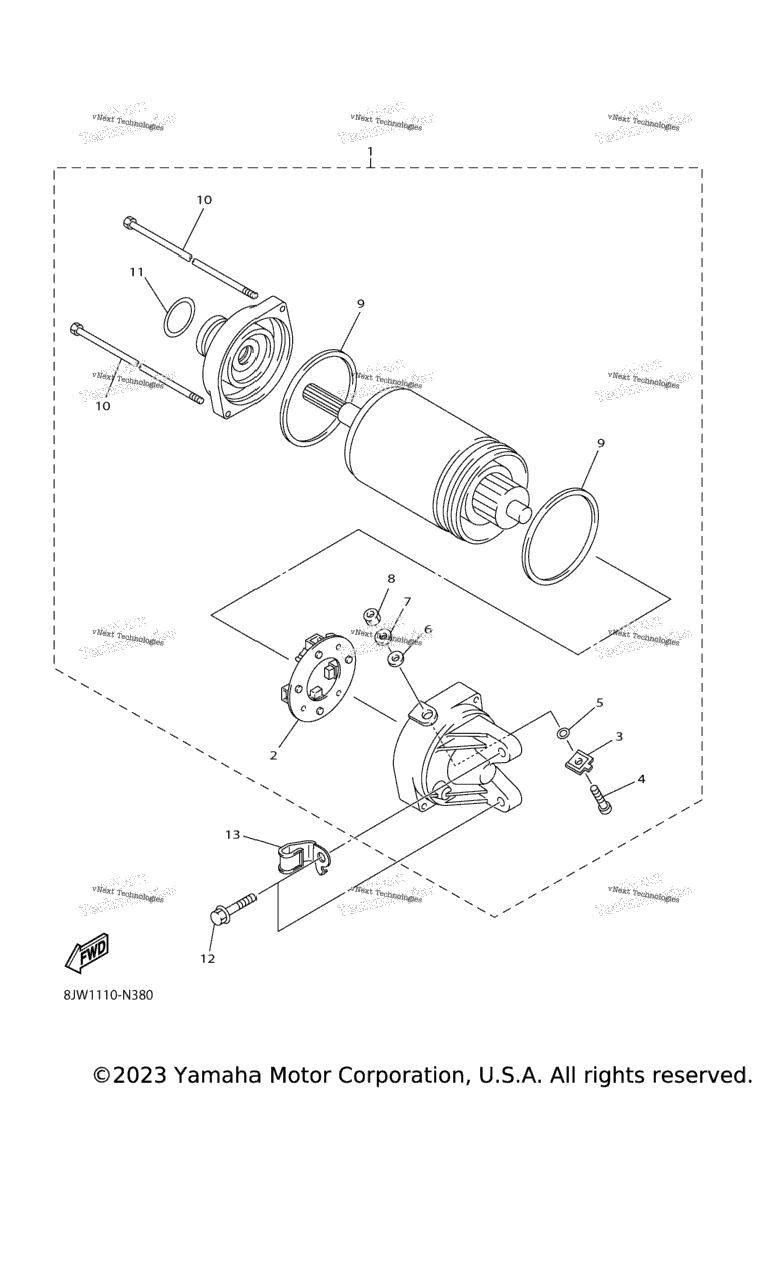 Схема узла Стартер