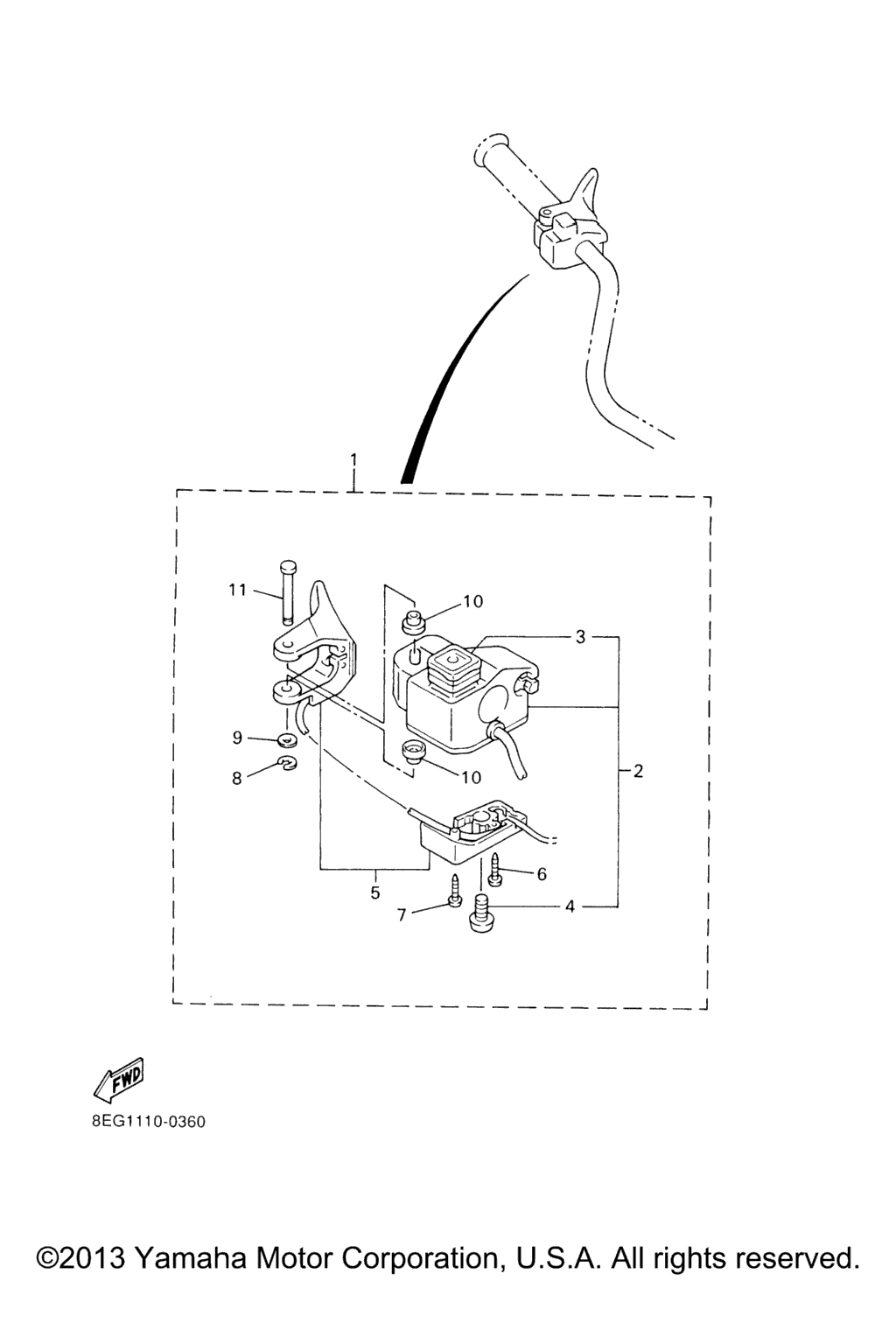 Схема узла Handle Switch. Lever