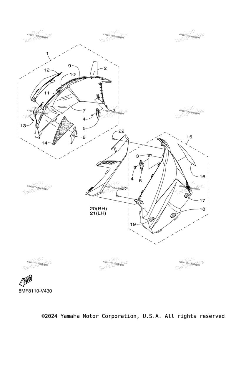 Схема узла Боковые Панели