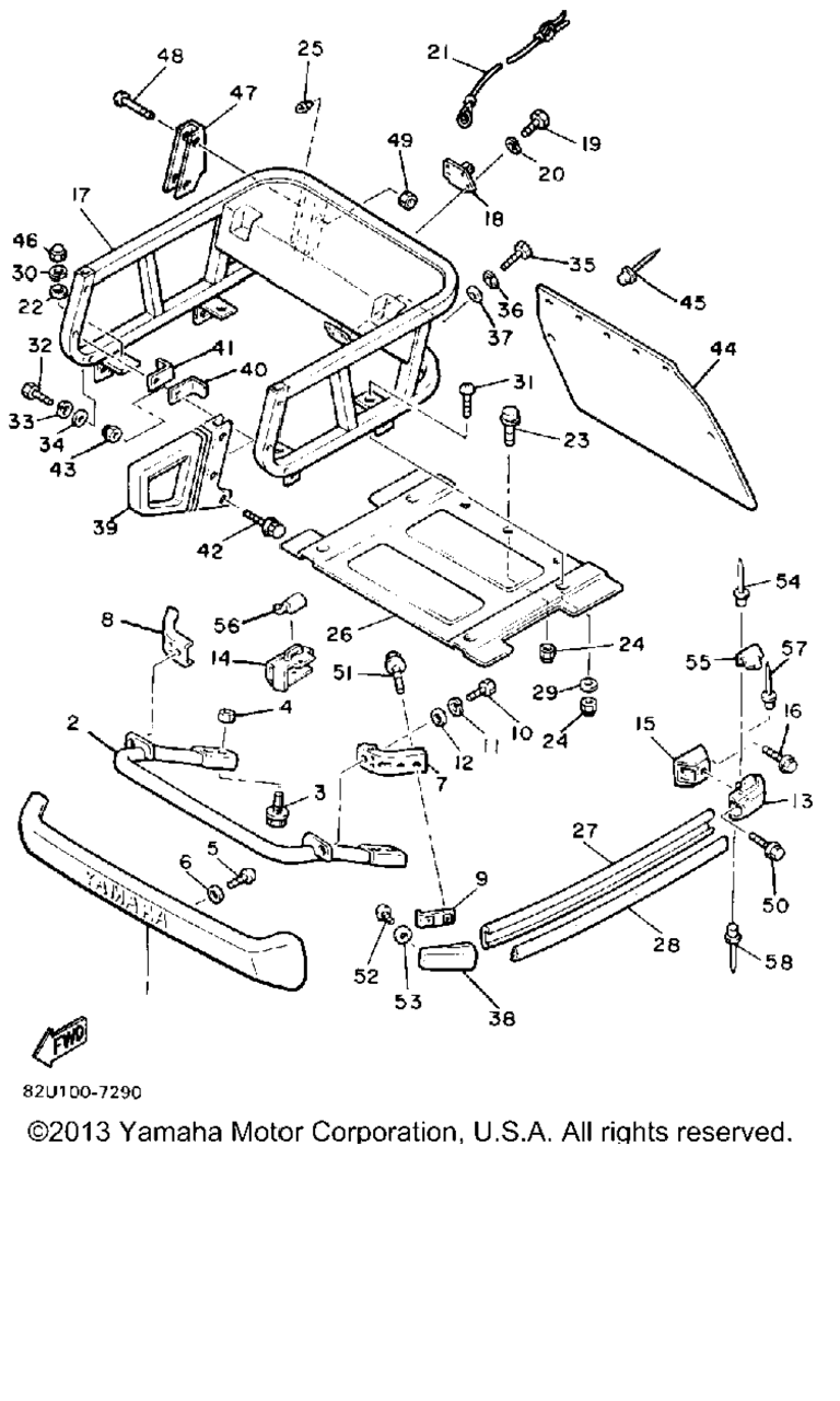 Схема узла Бамперы