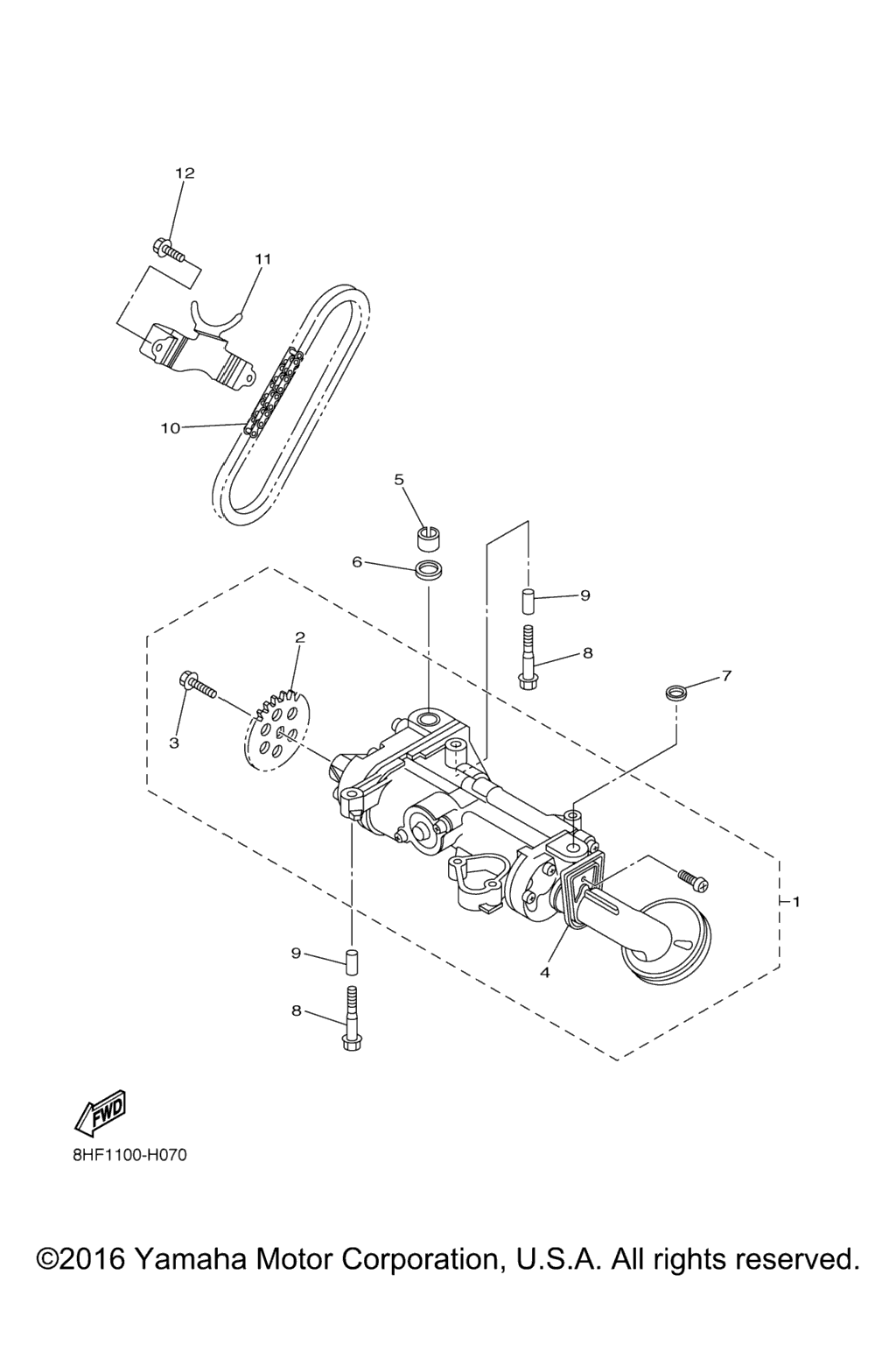 Схема узла Масляные Насосы