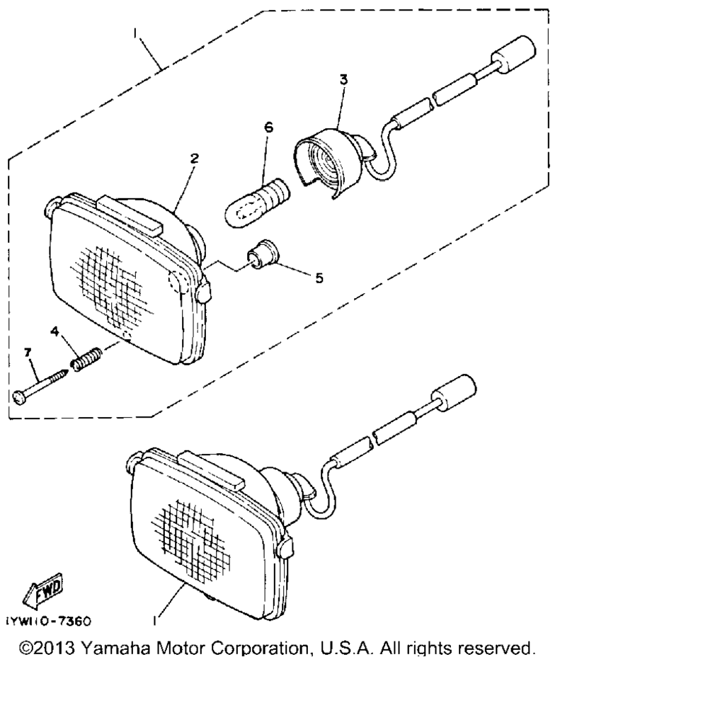 Схема узла Фары