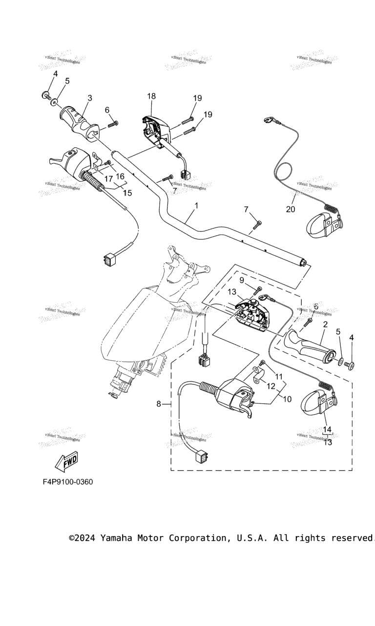 Схема узла Рулевое Управление 1