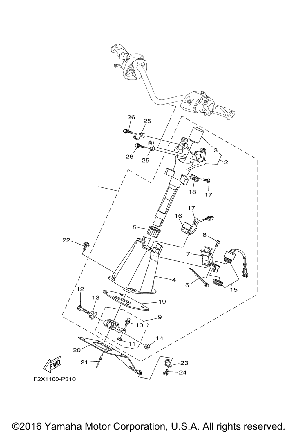 Схема узла Рулевое Управление 2