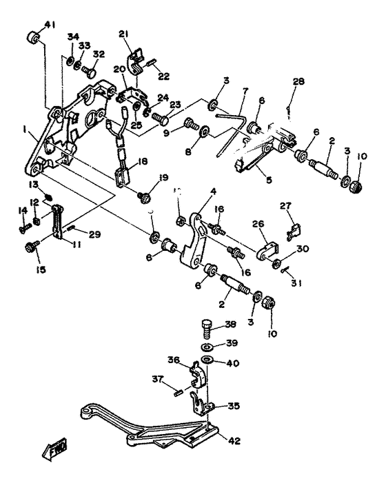 Схема узла Ignltion Interruption Unit Для Yamaha V8 5.7
