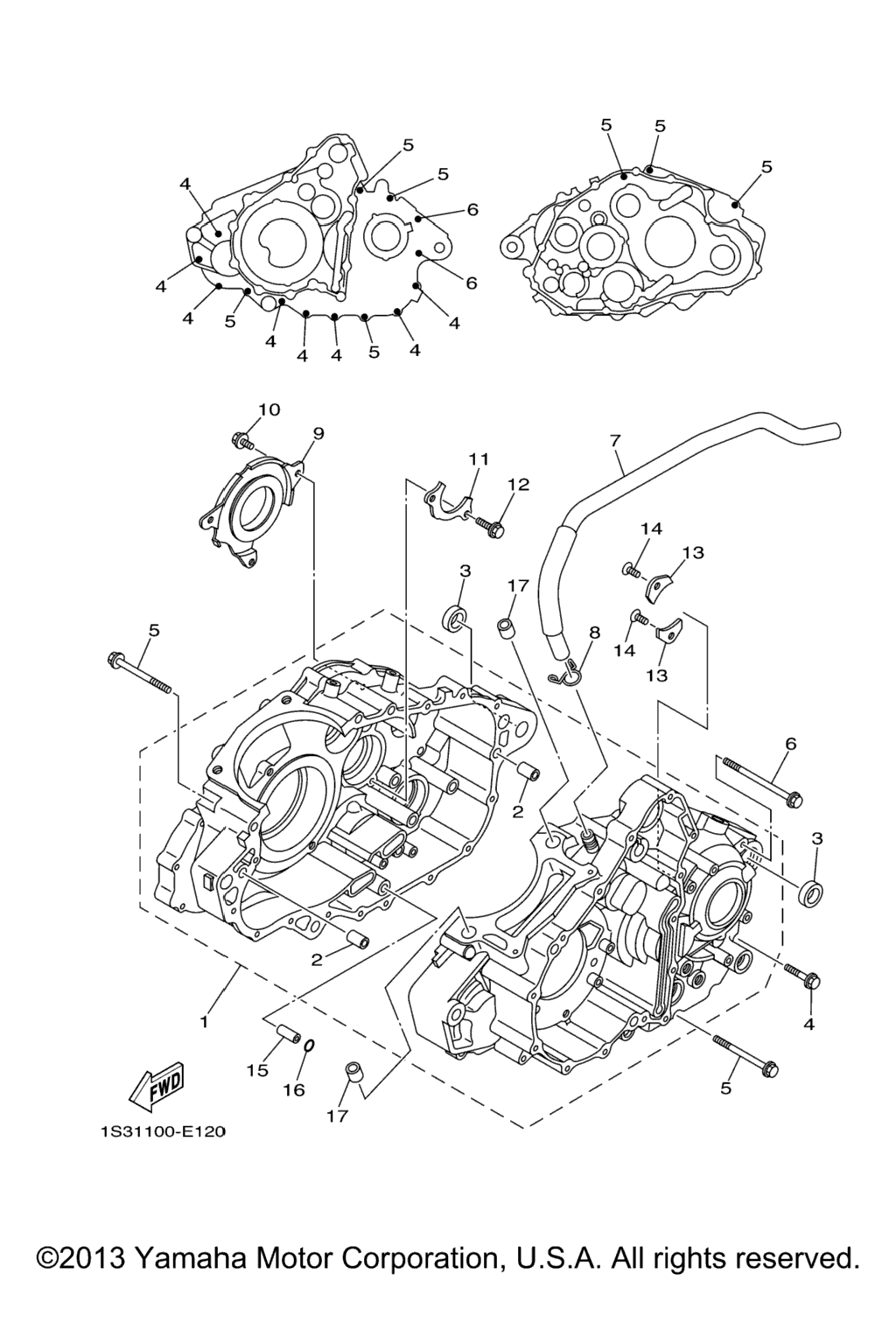 Схема узла Корпус Двигателя