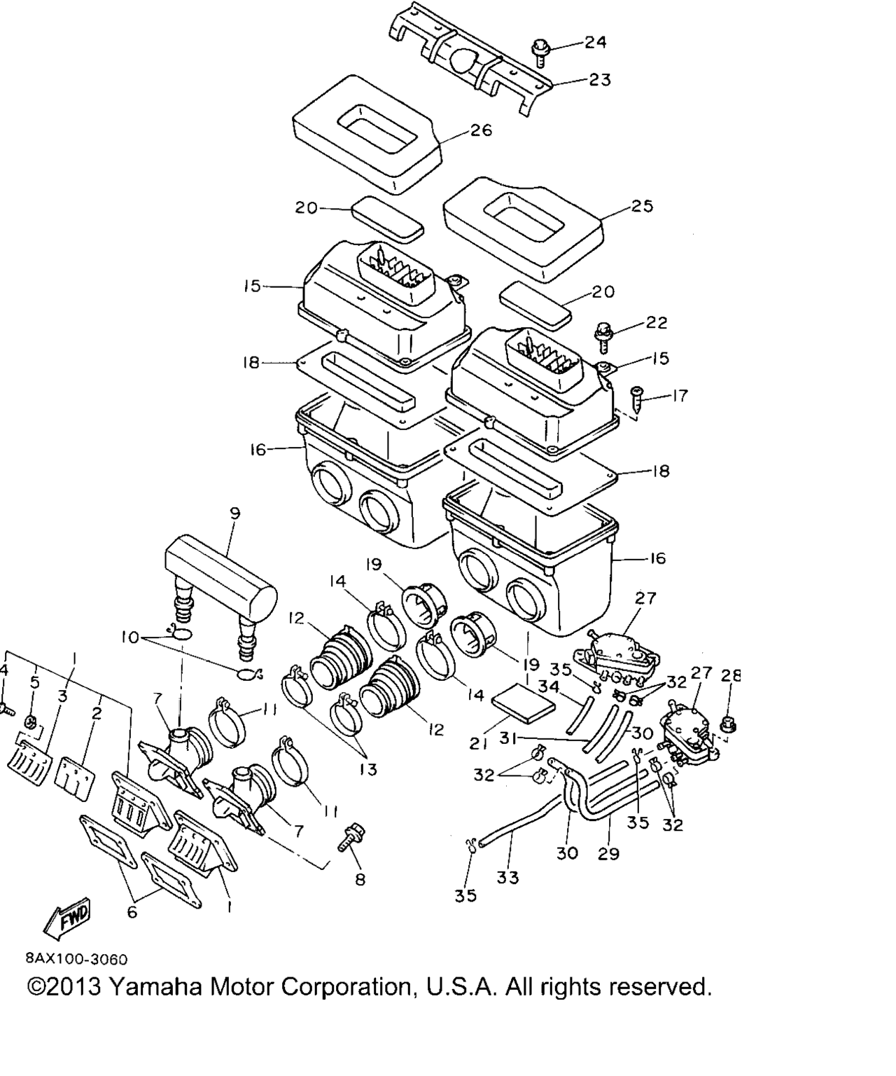 Схема узла Впуск