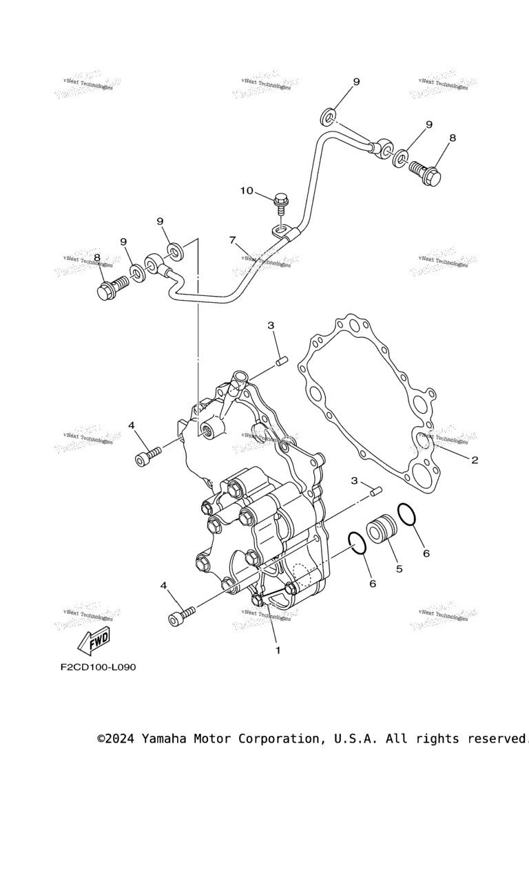 Схема узла Масляные Насосы