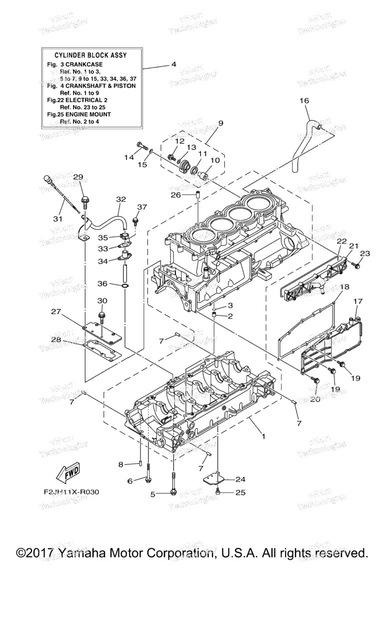Схема узла Корпус Двигателя