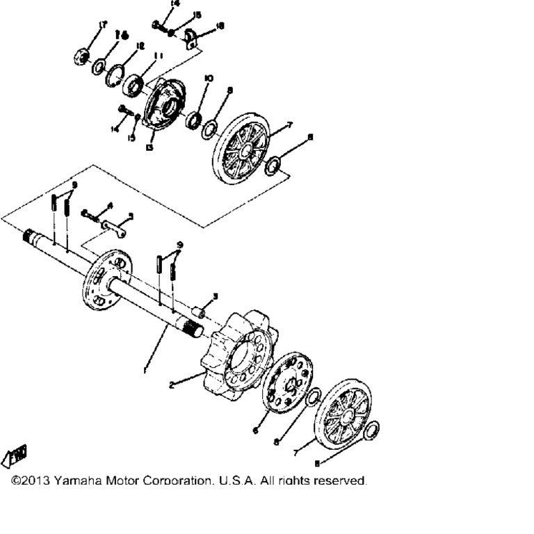 Схема узла Передний Мост
