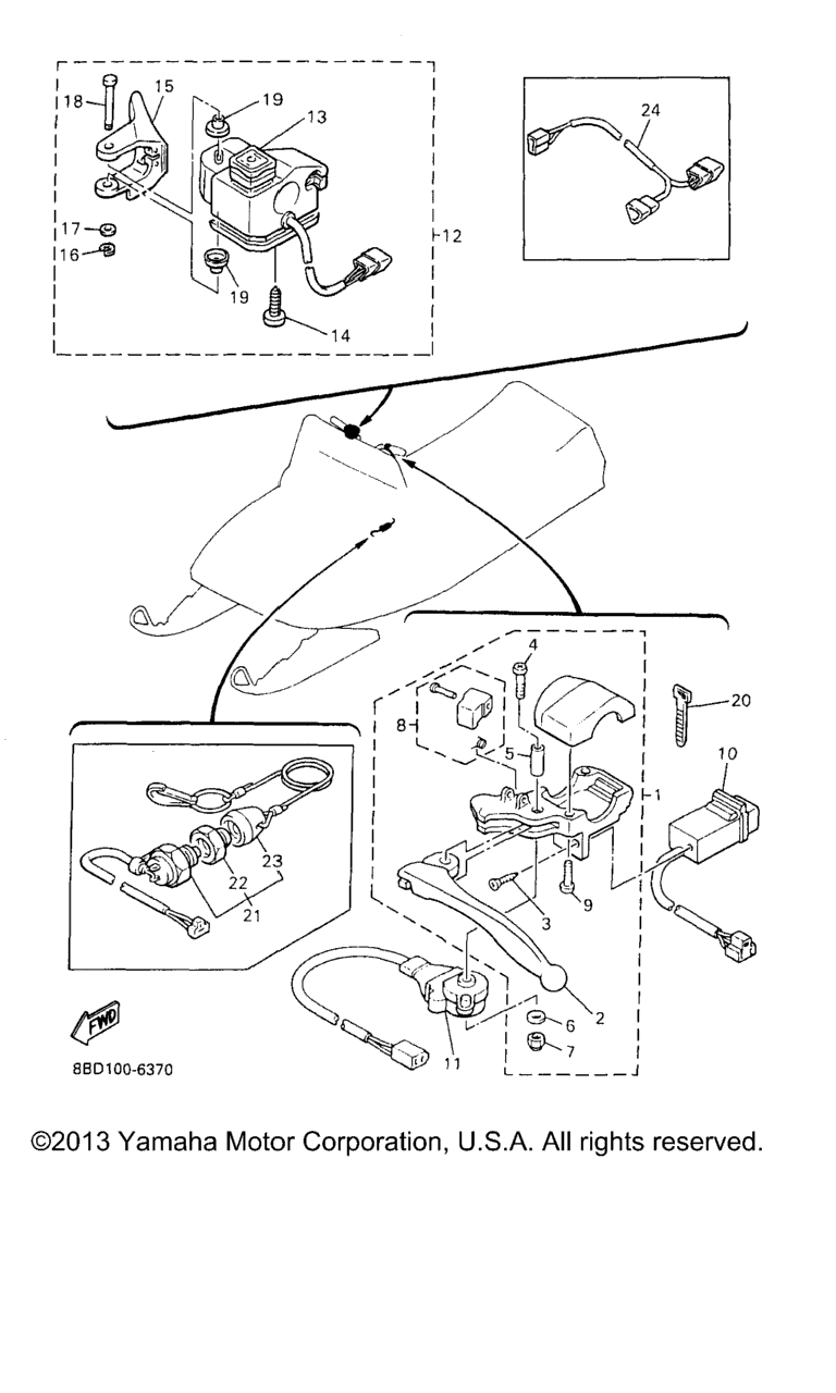 Схема узла Рычаг Переключения Ручки