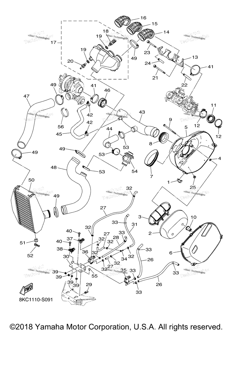 Схема узла Впуск
