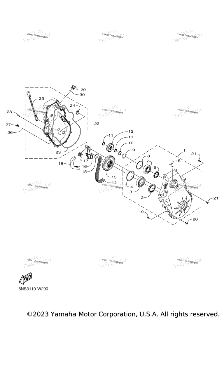 Схема узла Привод Гусеницы 2