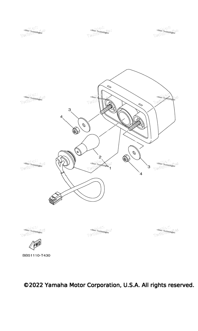 Схема узла Задние Фонари