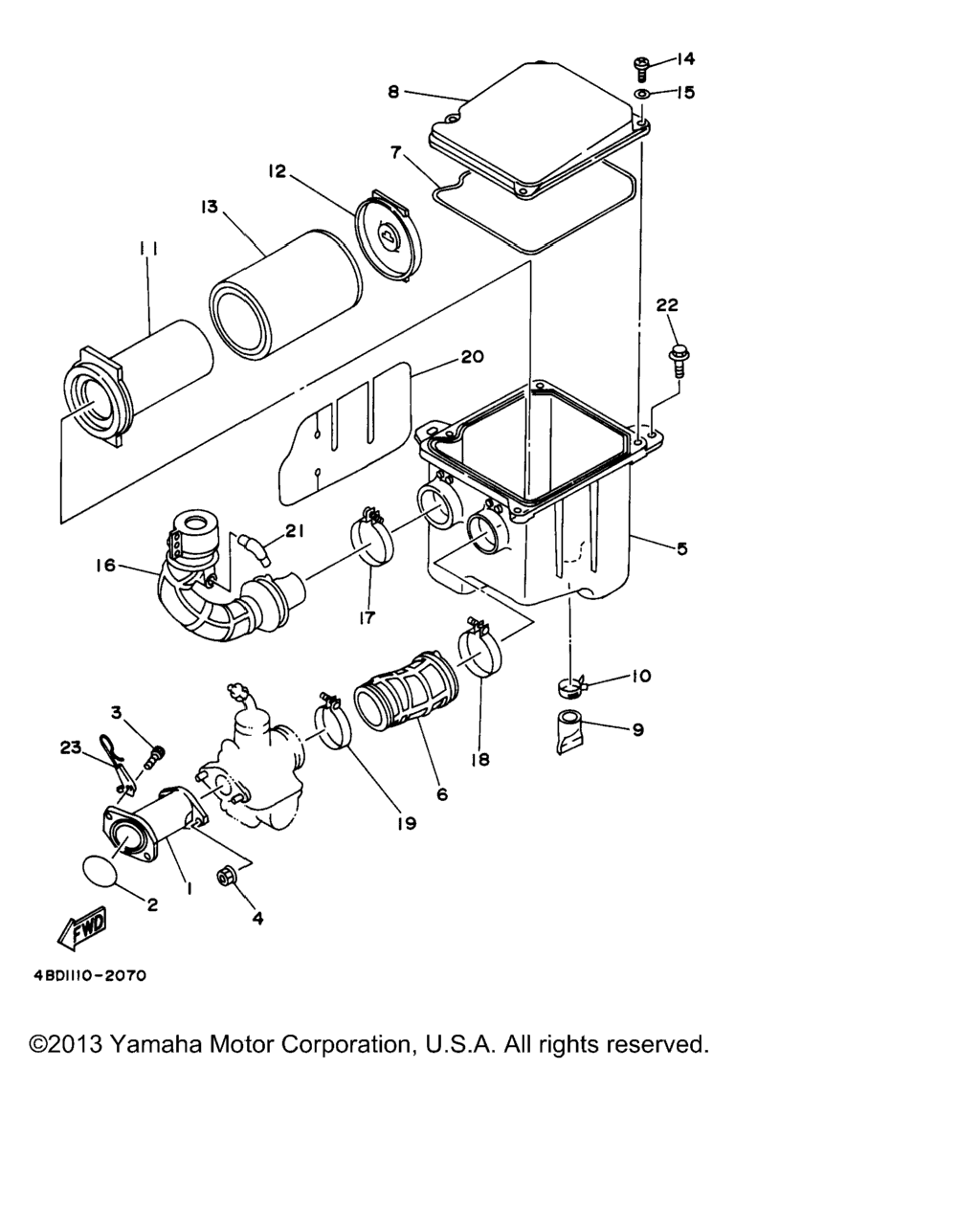 Схема узла Впуск
