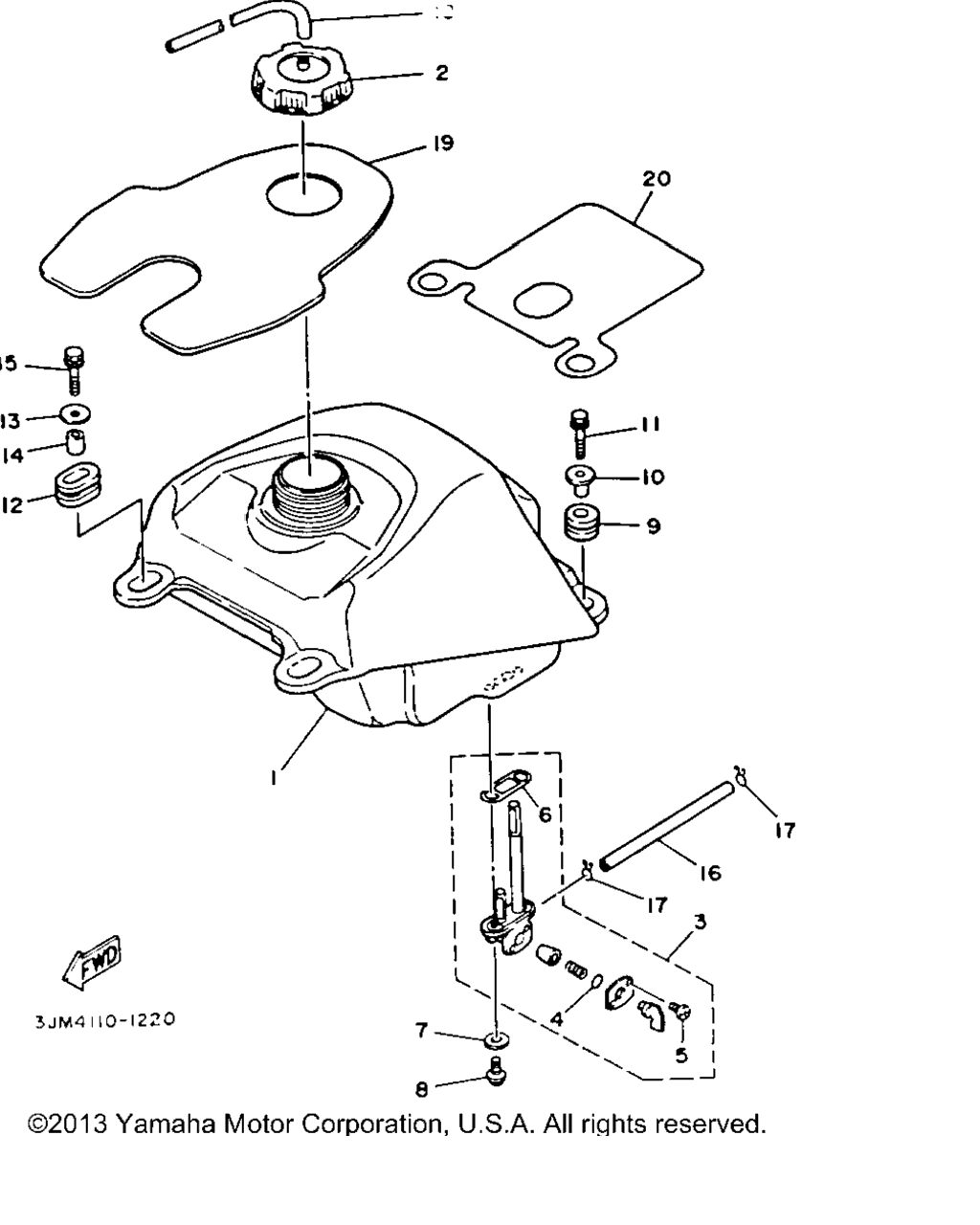 Схема узла Топливные Баки