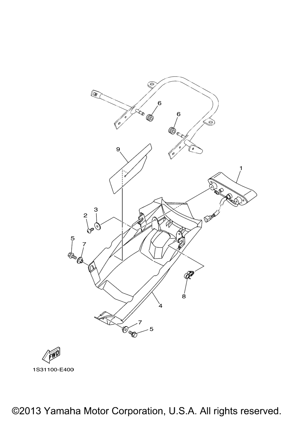 Схема узла Задние Фонари