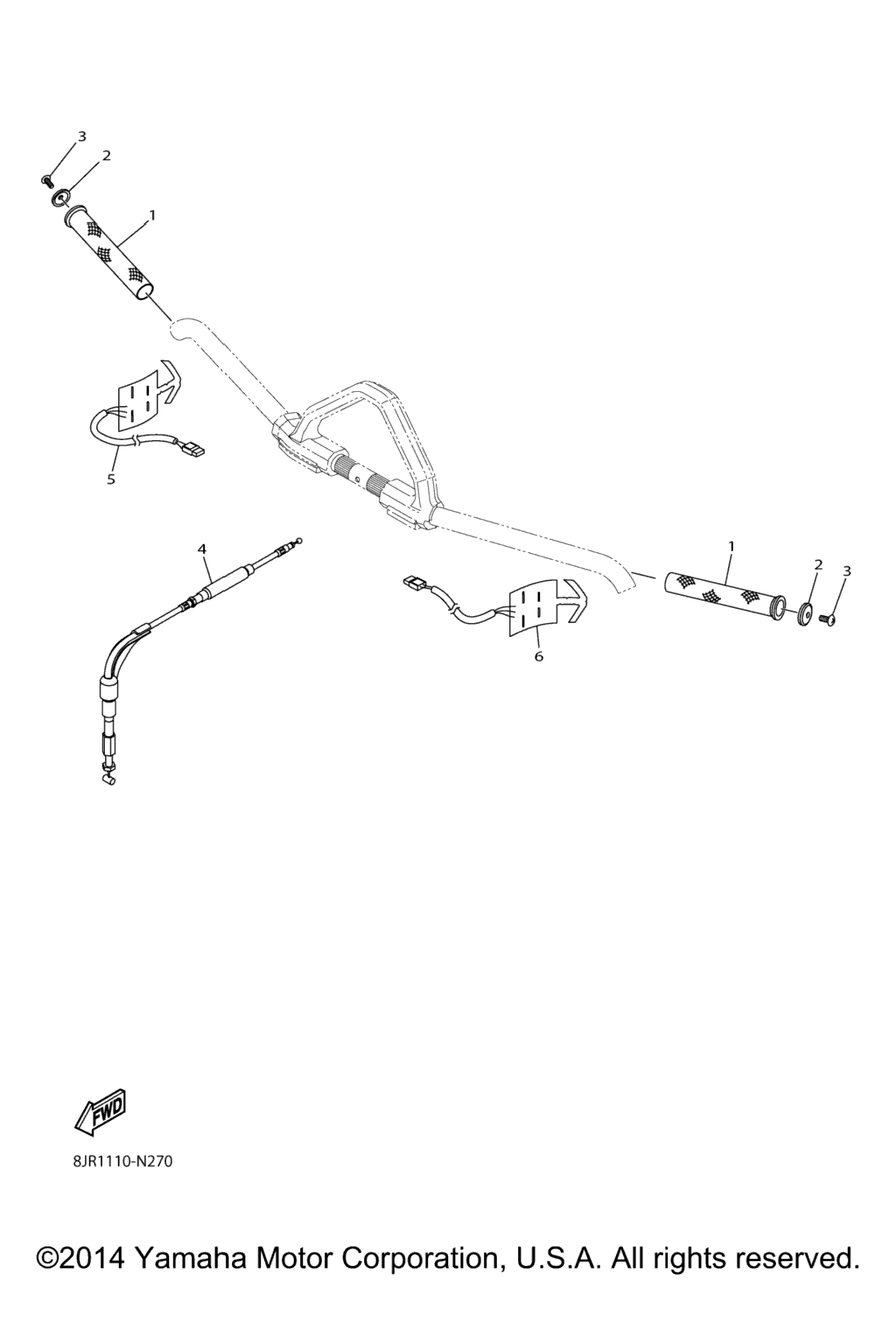 Схема узла Управляющий Трос