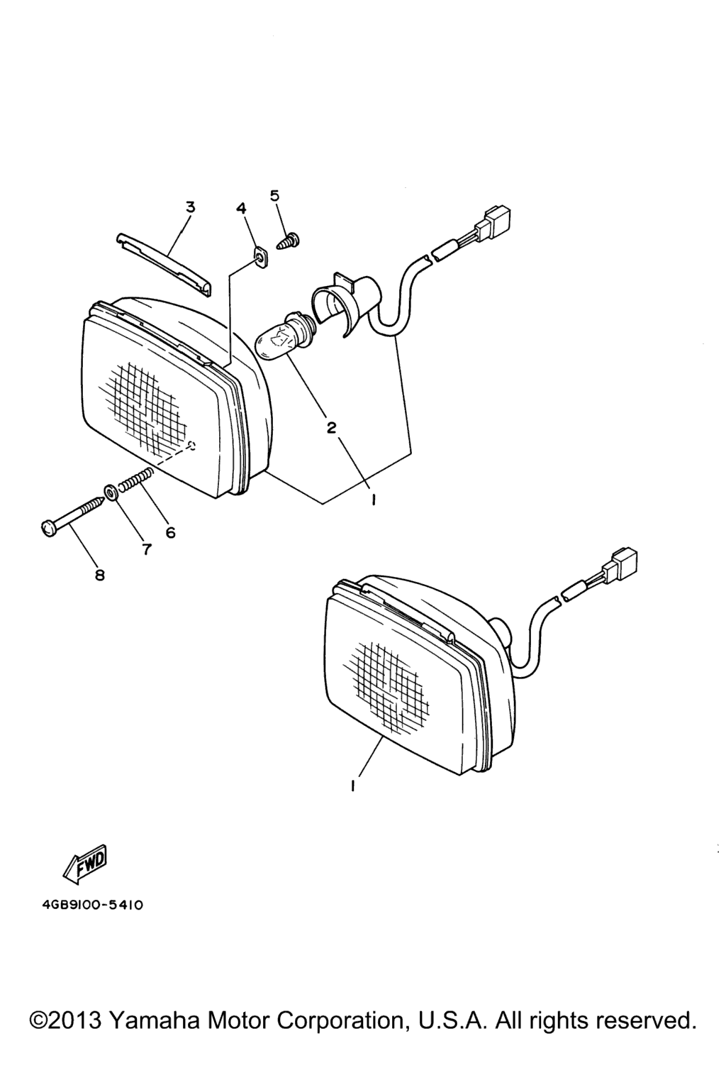 Схема узла Фары