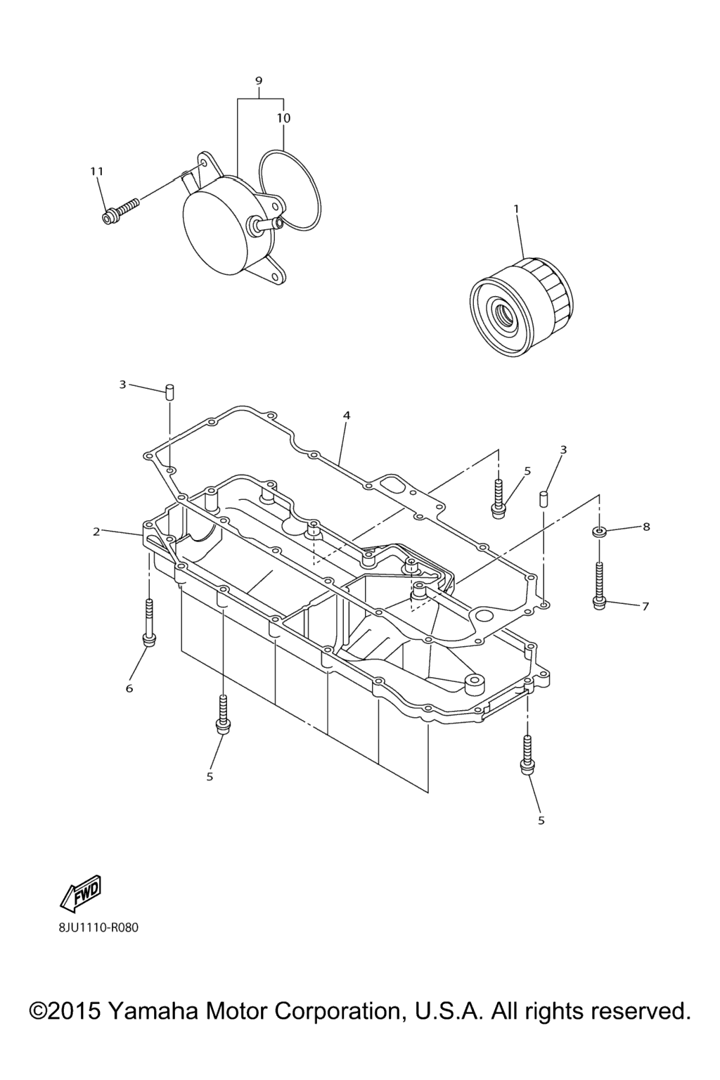 Схема узла Масляный Фильтр