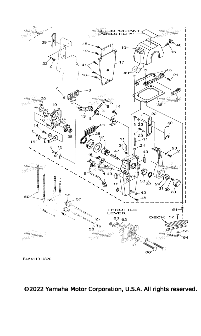 Схема узла Управляющий Трос