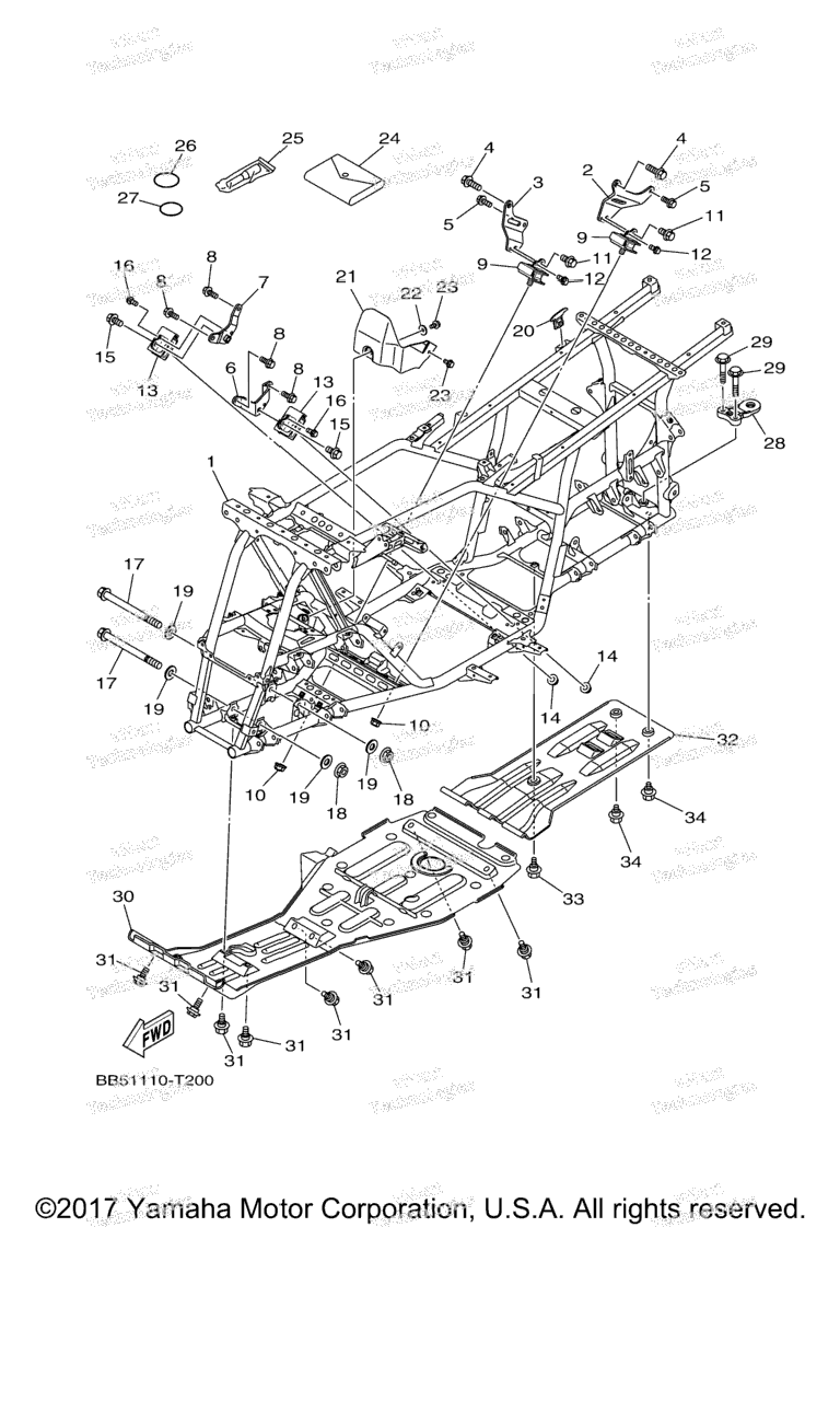 Схема узла Рама