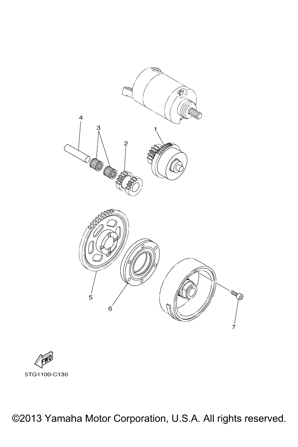 Схема узла Стартеры