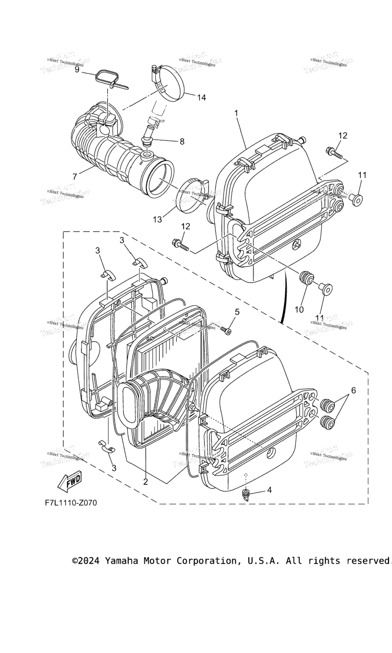 Схема узла Впуск 2