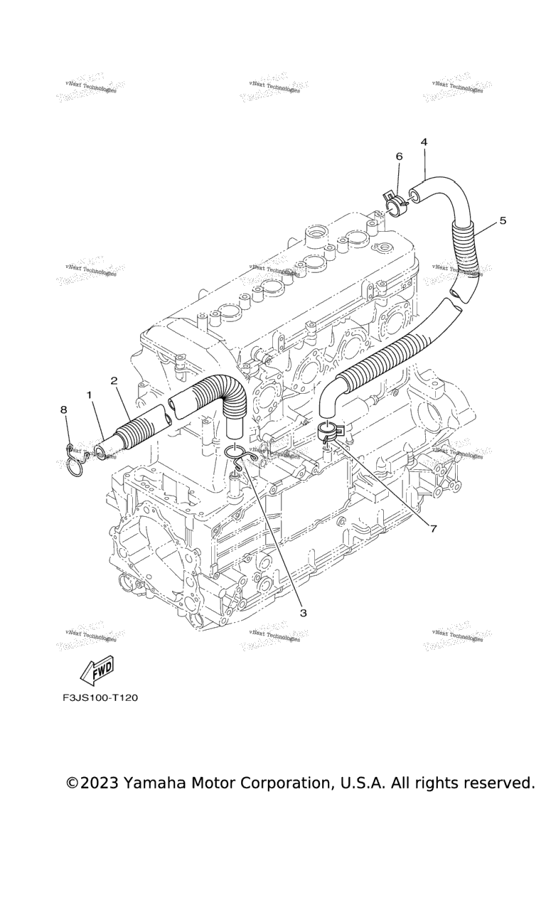 Схема узла Воздушный Клапан Масла