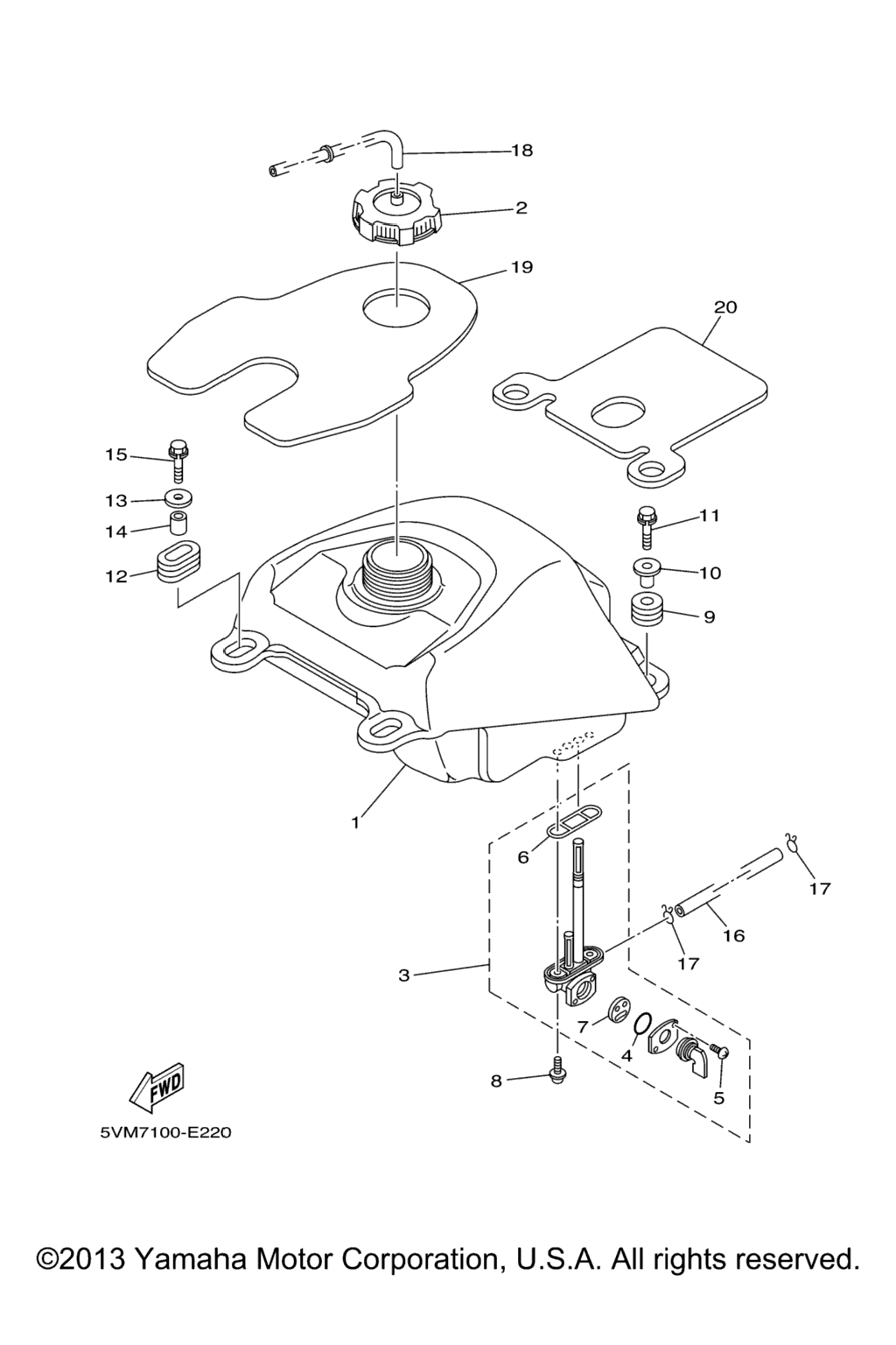 Схема узла Топливные Баки