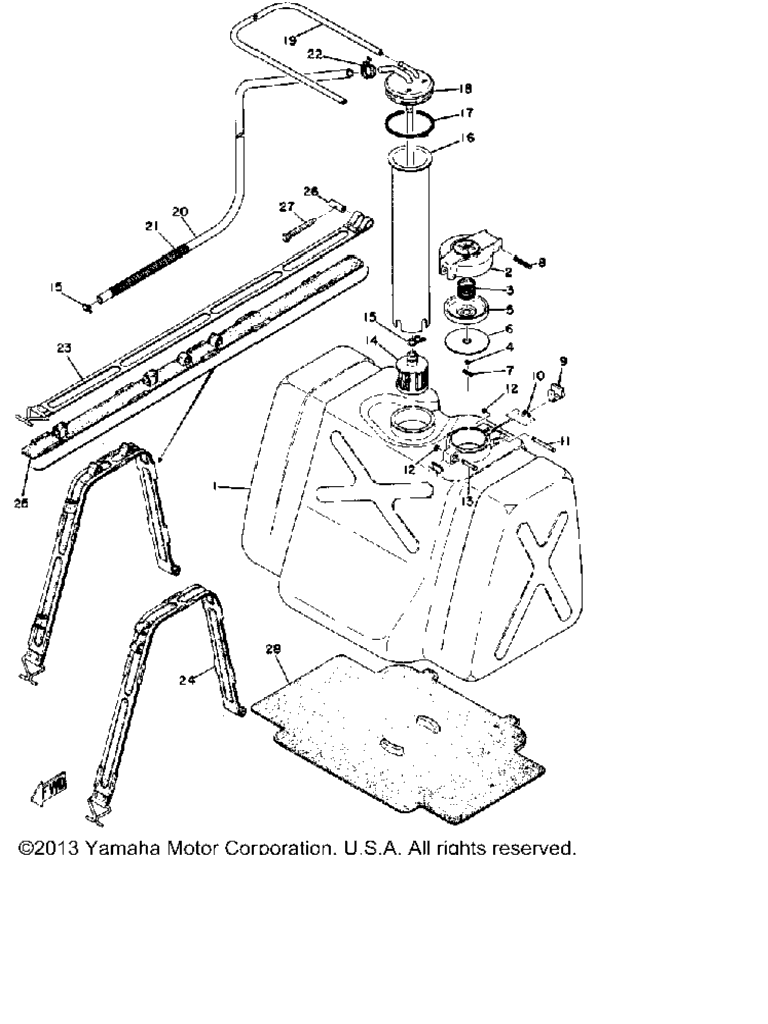 Схема узла Топливные Баки