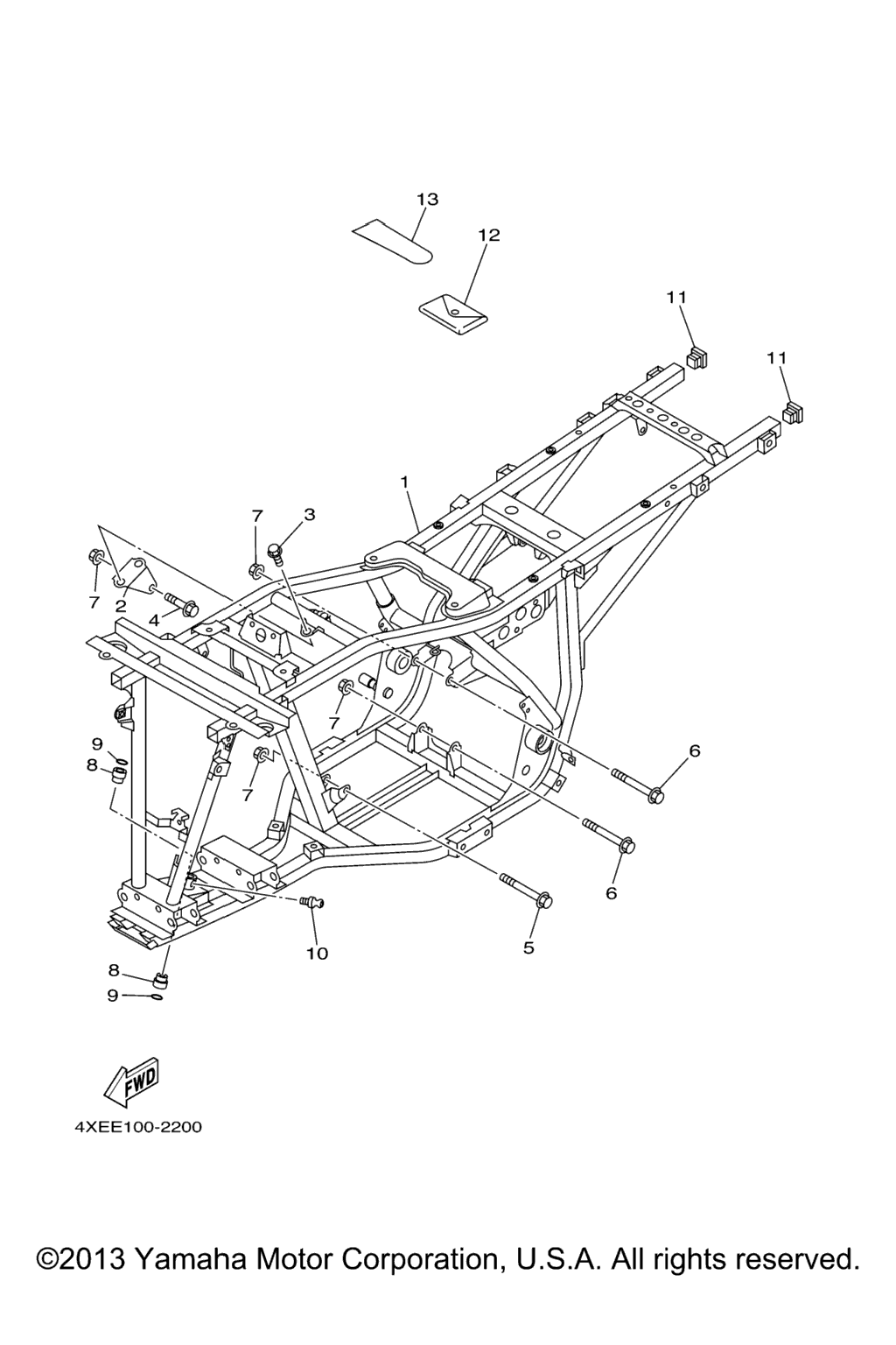 Схема узла Рама
