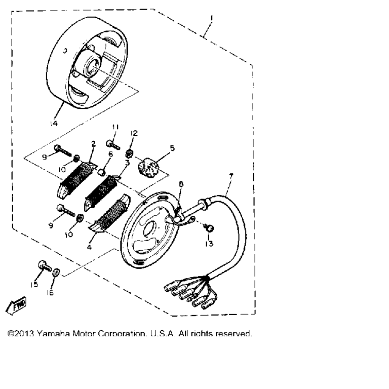 Схема узла C - D - I - Магнето