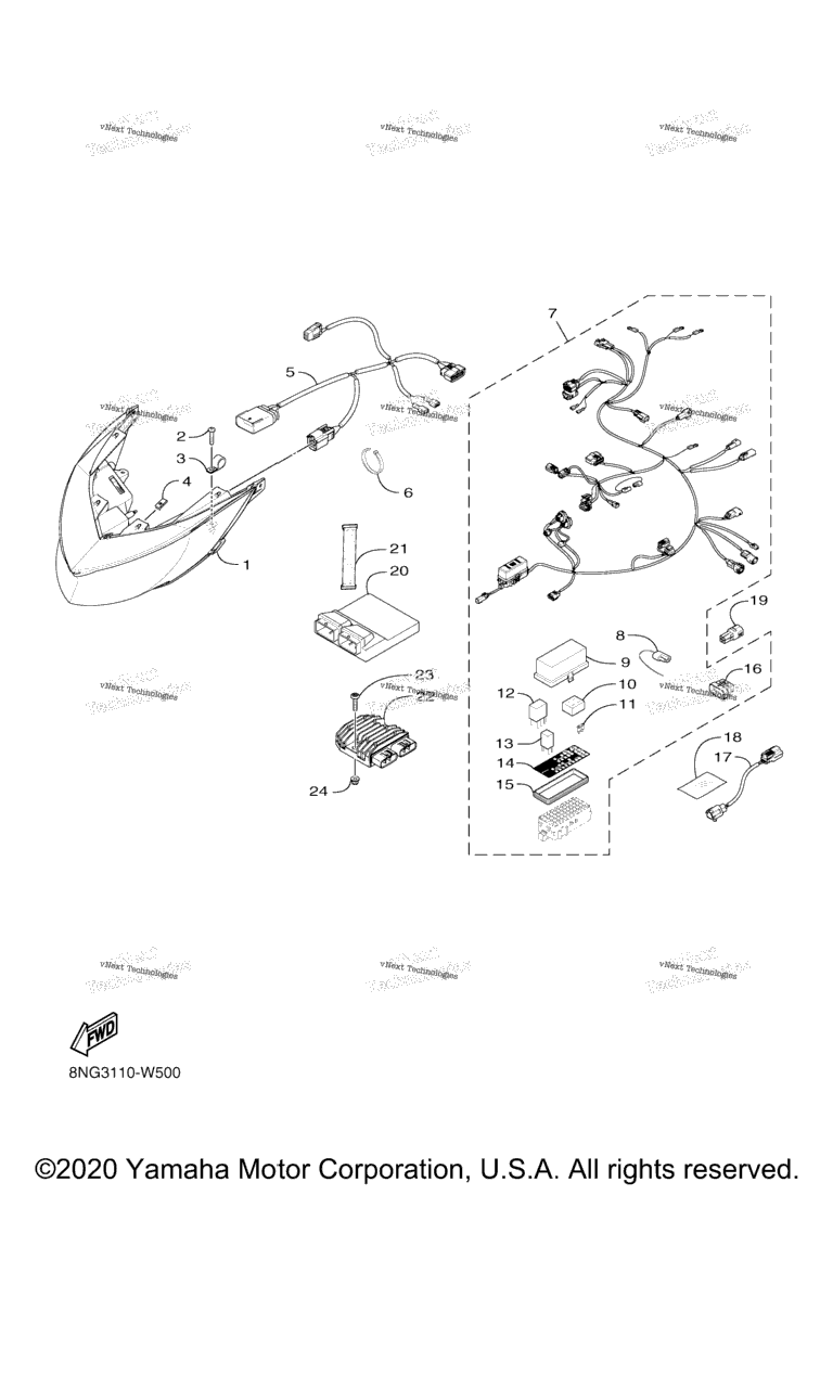 Схема узла Электрика 1