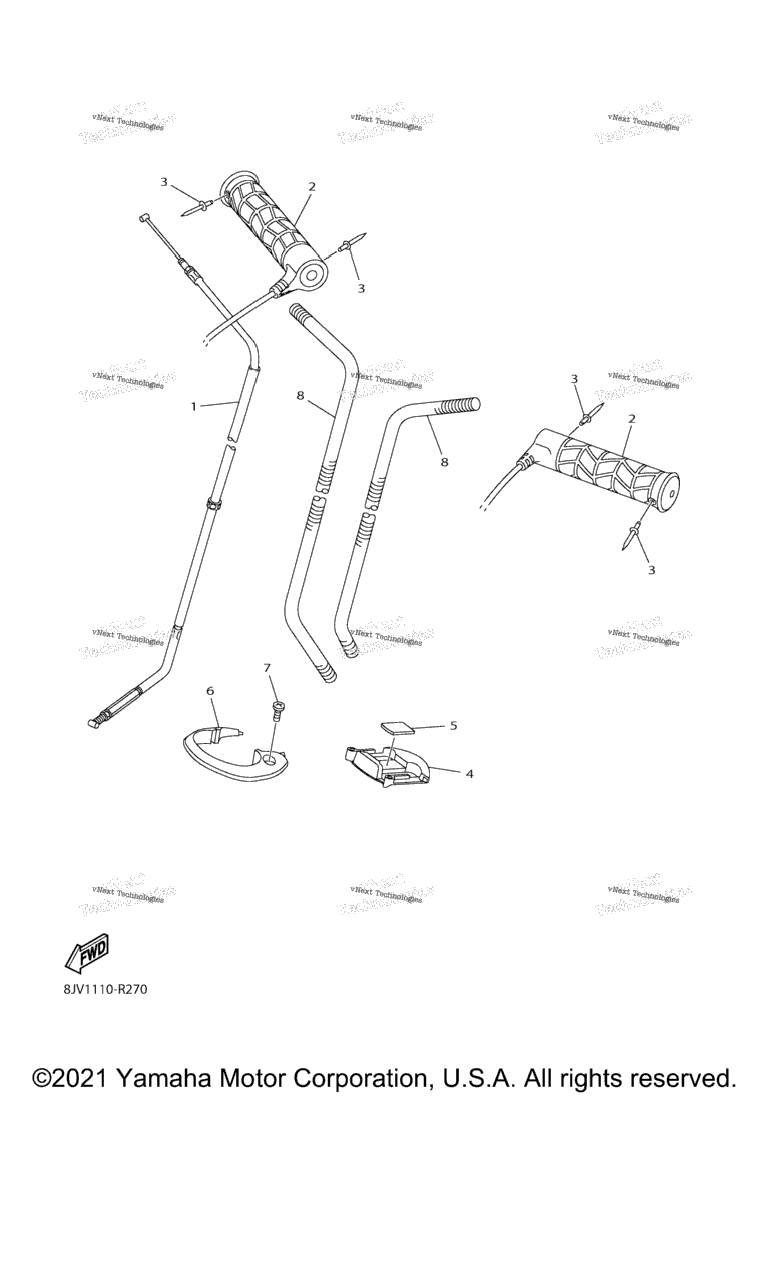 Схема узла Управляющий Трос