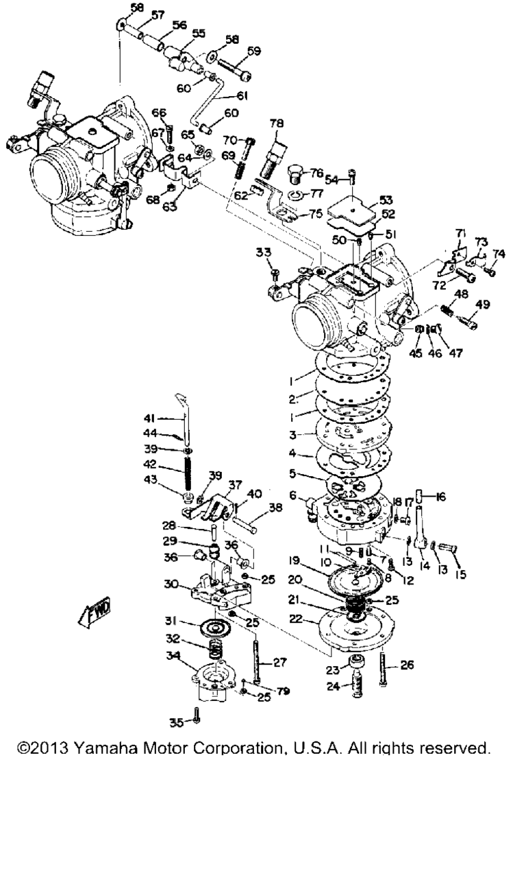 Схема узла  Carburetors