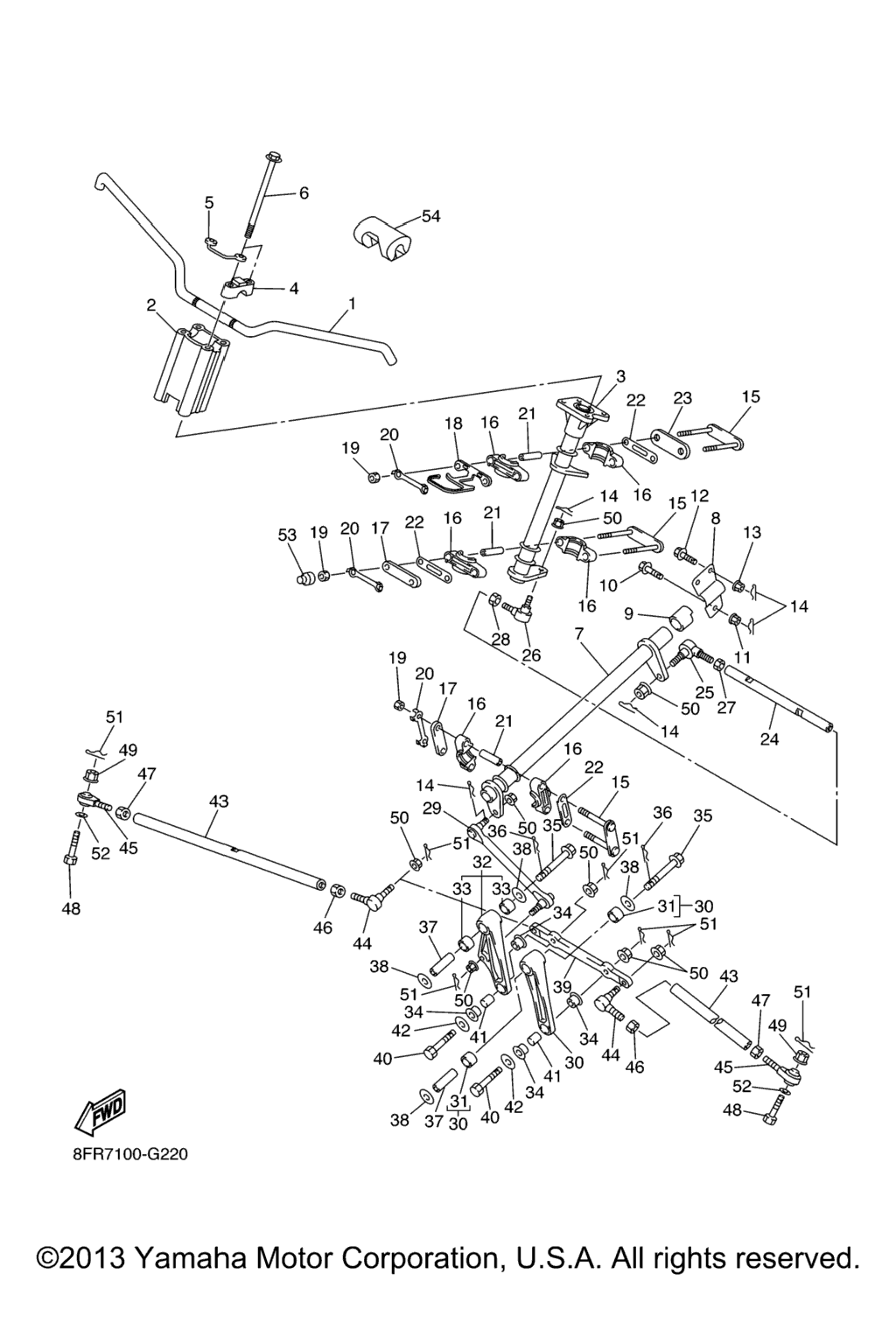 Схема узла Рулевая Система