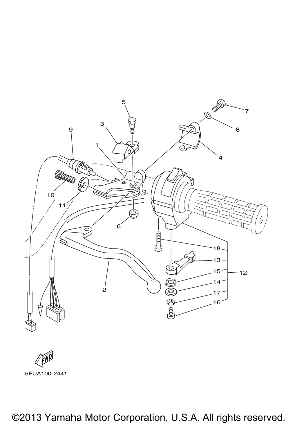 Схема узла Рычаг Переключения Ручки