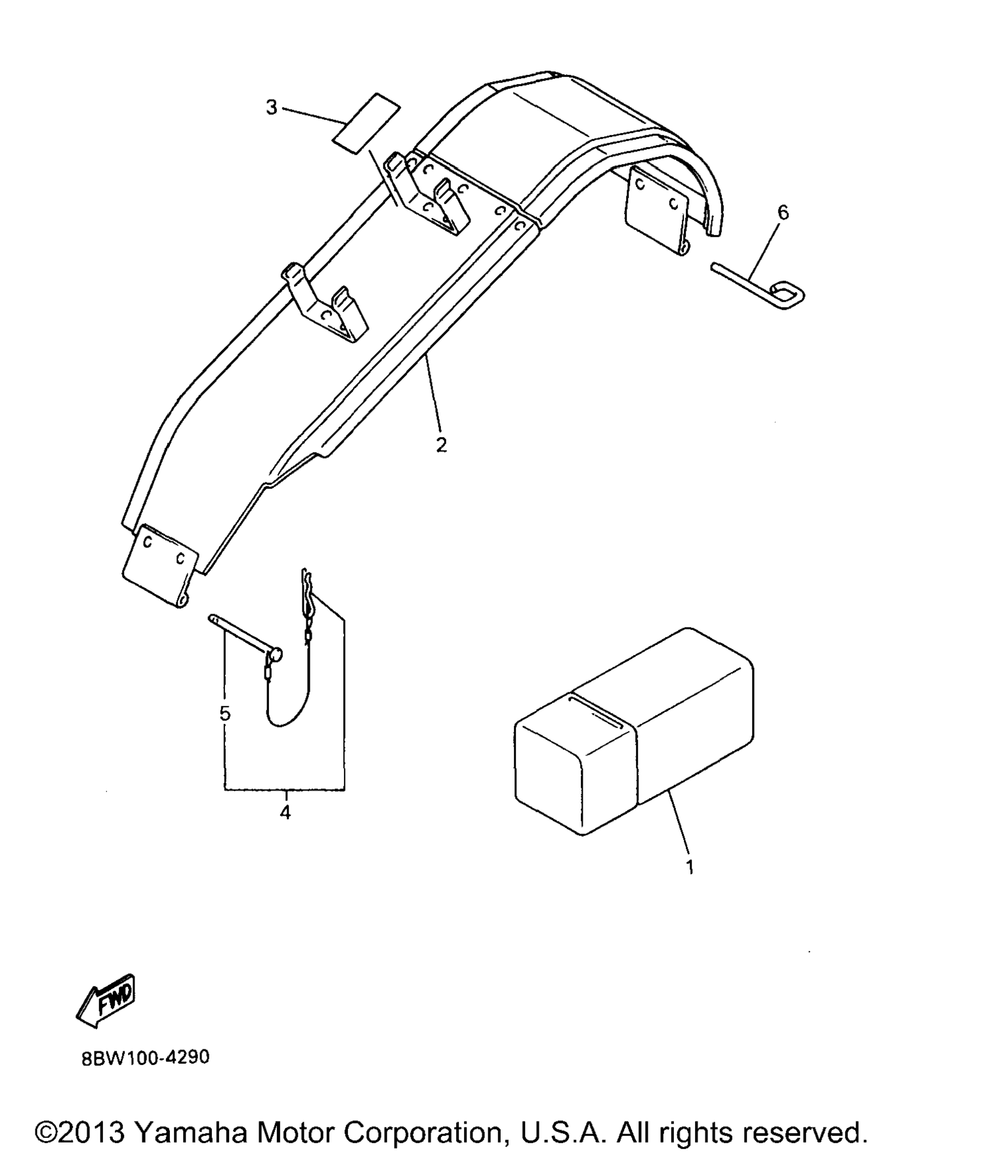 Схема узла Защитный Короб Для Багажа