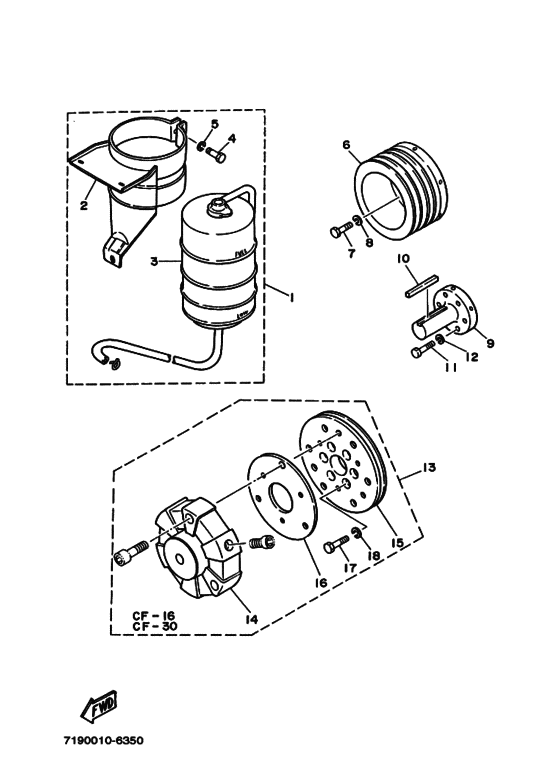 Схема узла Дополнительно (Ap) Для Yamaha Md25