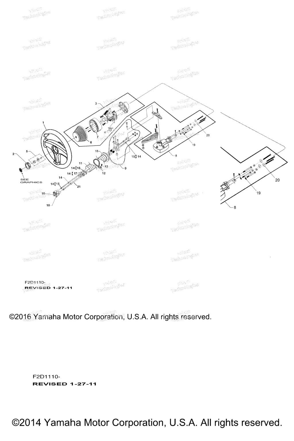 Схема узла Рулевая Система