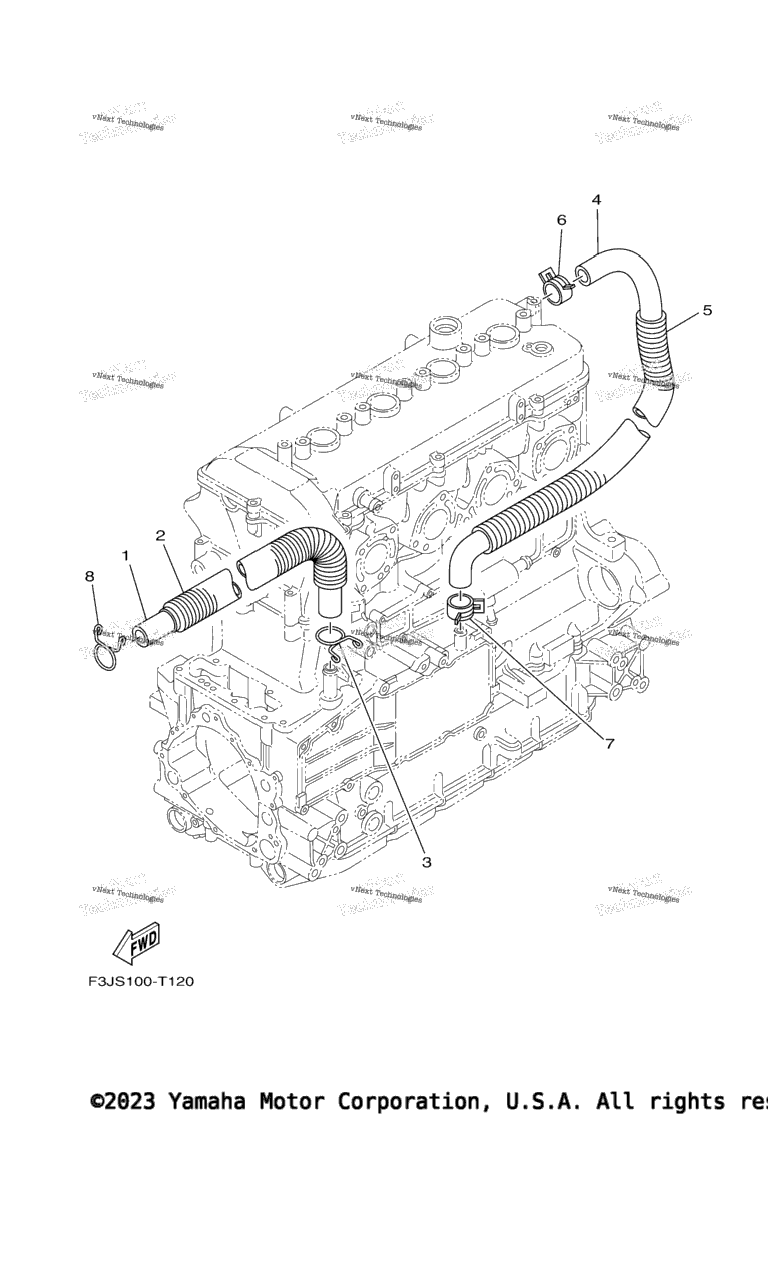 Схема узла Воздушный Клапан Масла