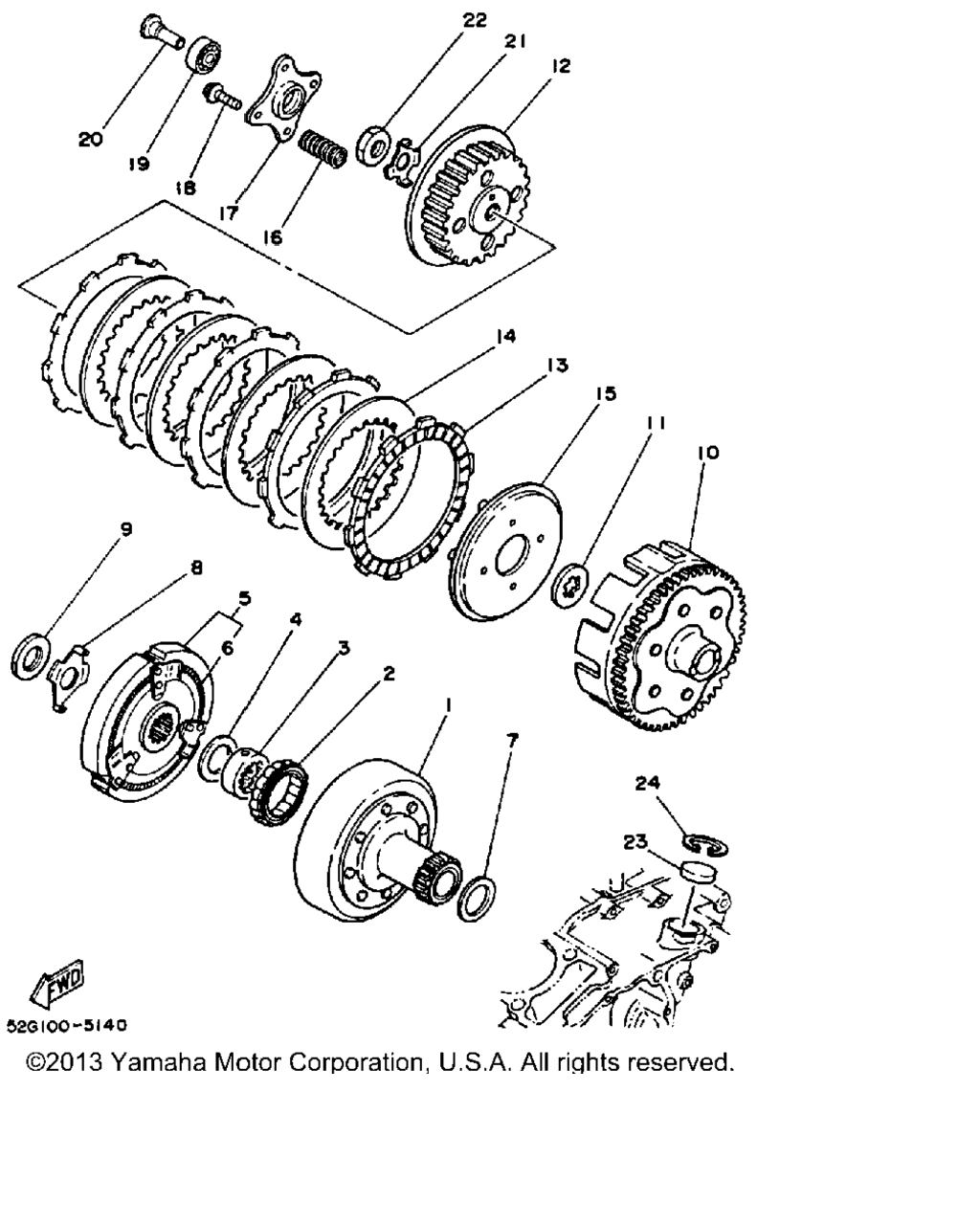 Схема узла Сцепление