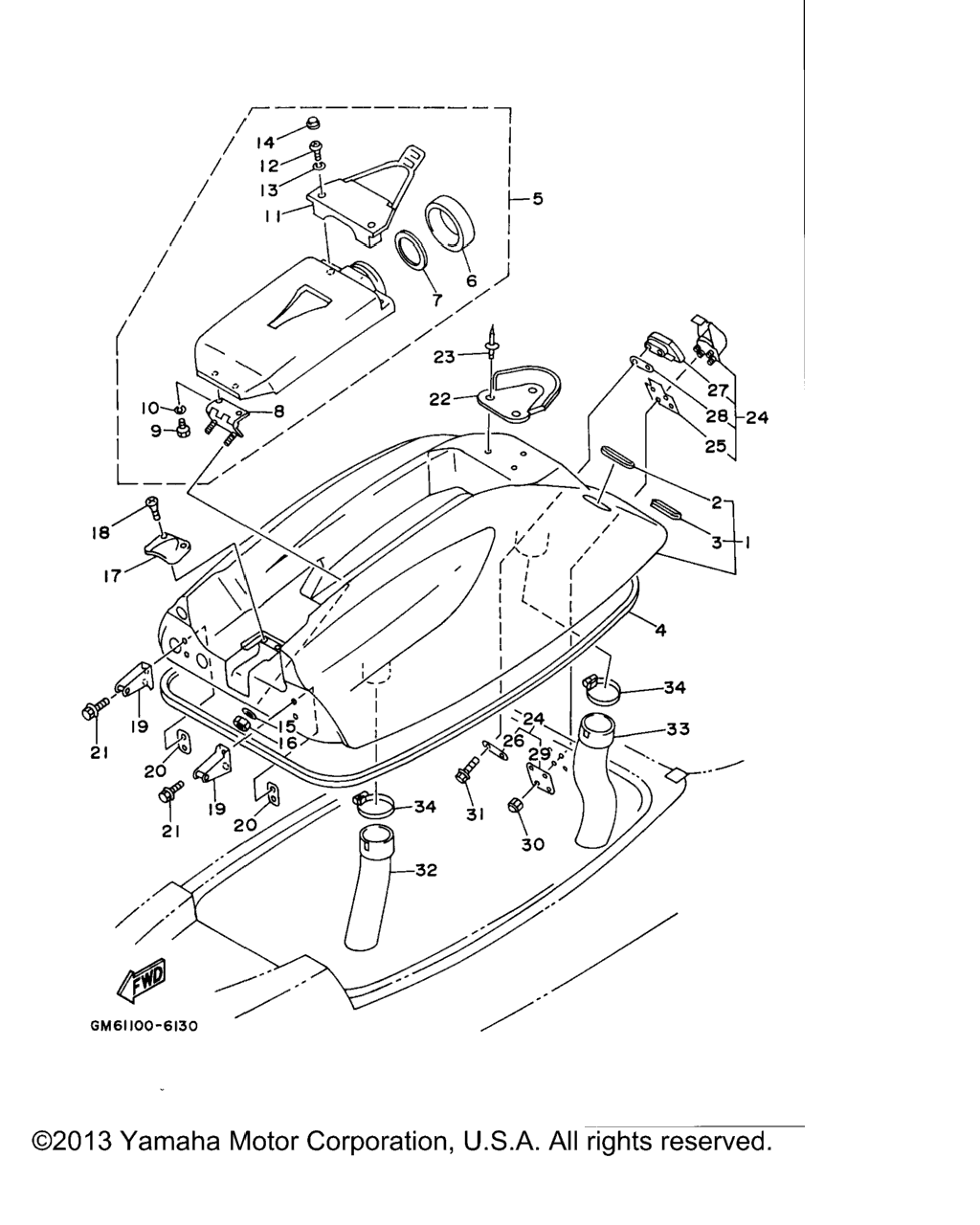 Схема узла Люки Двигателя