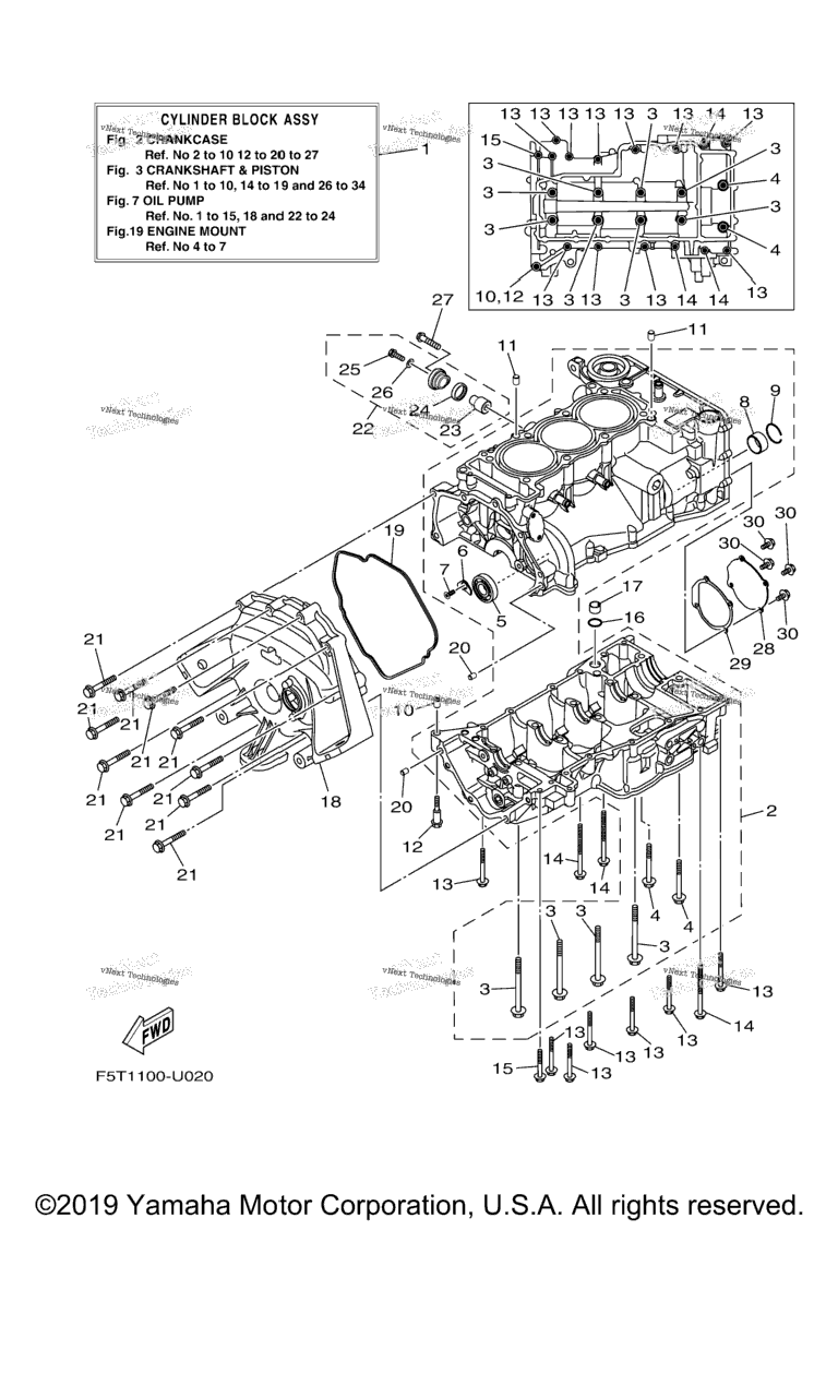 Схема узла Корпус Двигателя