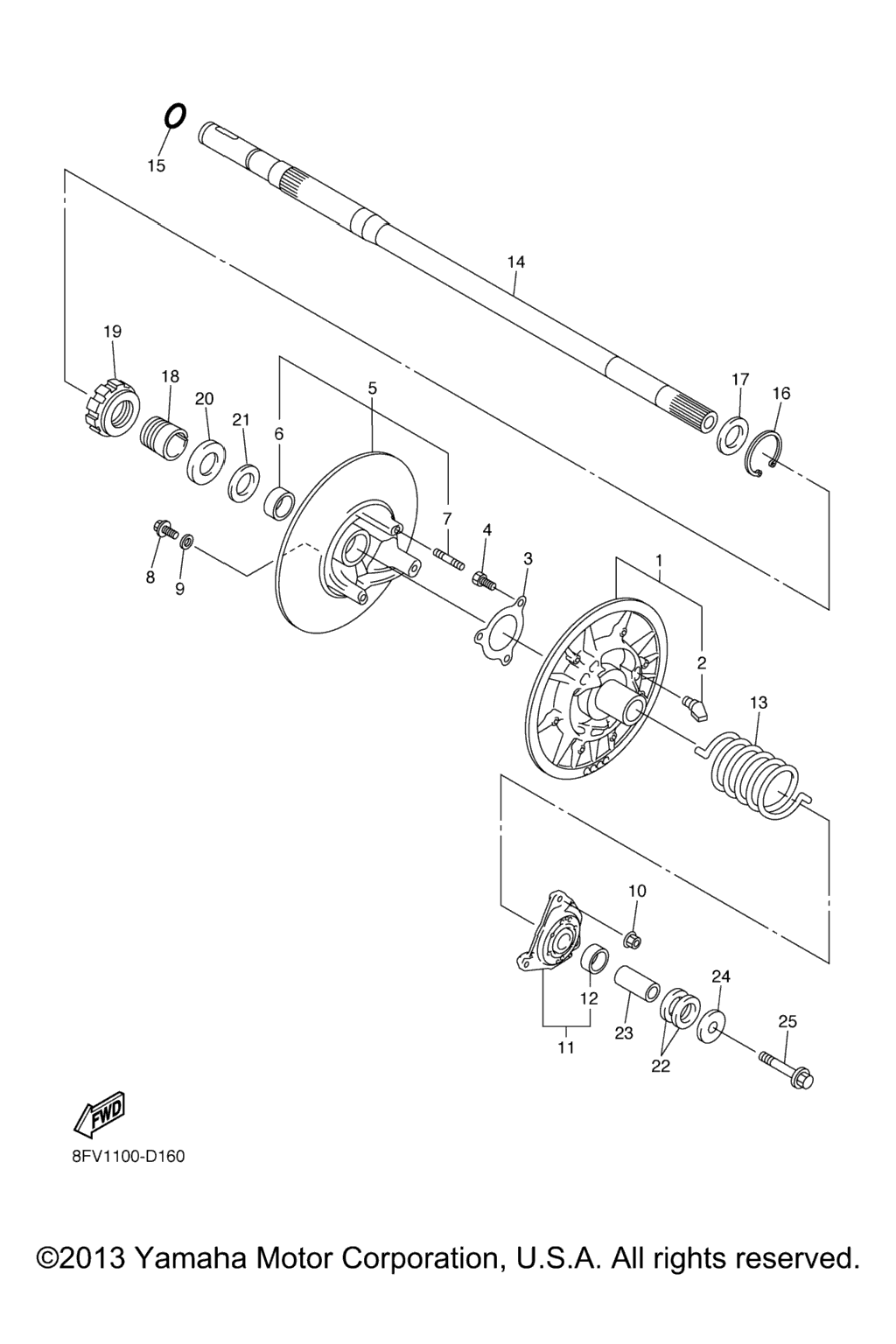 Схема узла Вторичный Ползунец